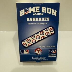 MLB Texas Rangers baseball Home Run Band Bandages team logo 20ct New